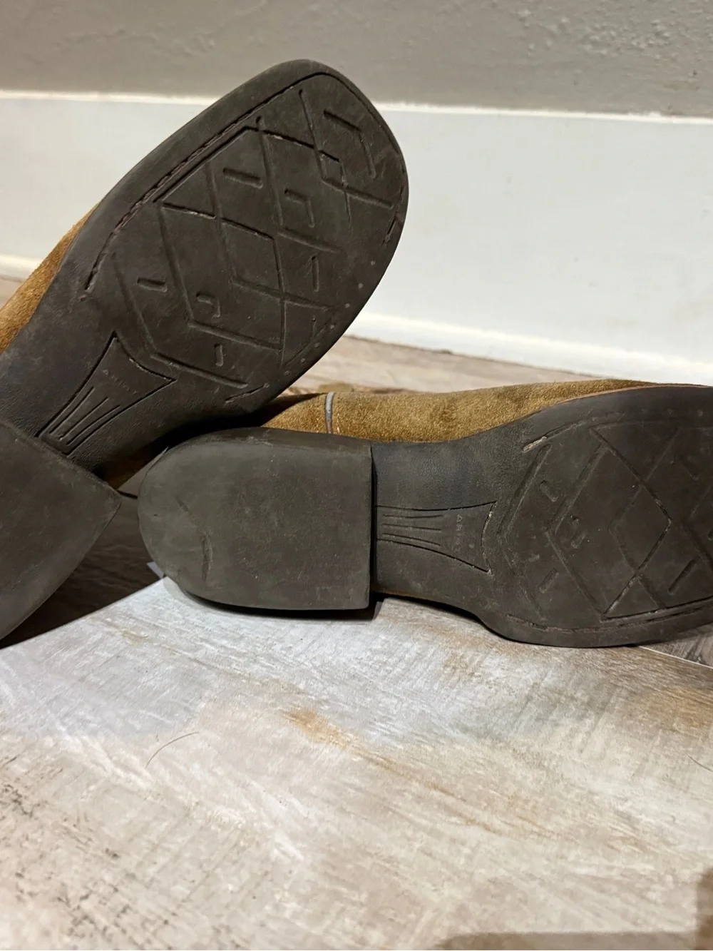 Arita Patriot Antique Camo Square Toe Pull On Cowboy Boots